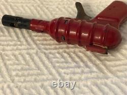 1930s VINTAGE RED SPACE METAL TOY POP GUN PISTOL MUST SEE