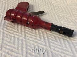 1930s VINTAGE RED SPACE METAL TOY POP GUN PISTOL MUST SEE