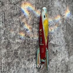 1950 Masudaya V-1 USAF Sparkling Space Ship Rocket Rare Vintage Tin Friction Toy