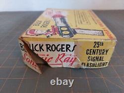 1950's Vintage Buck Rogers Sonic Ray Gun Space Toy in Original Box