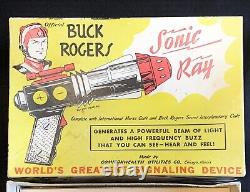 1950's Vintage Buck Rogers Sonic Ray Gun Space Toy in Original Box Collector Toy