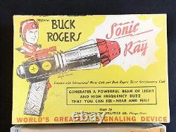 1950's Vintage Buck Rogers Sonic Ray Gun Space Toy in Original Box Collector Toy