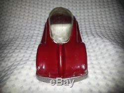 1950's Vintage PLAKIE -SPACE CAR WITH REMOVABLE DOME-Bakelite-Hard Plastic-7.5