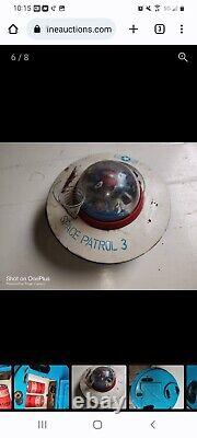 1950's Vintage Tin battery operated space patrol 3 toy