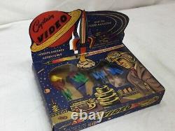 1950s Vintage Captain Video Supersonic Space Fighters Boxed Complete Lido Toy