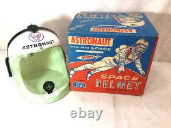 1960 Ideal Toys Vintage Astronaut Space Helmet Boxed Complete NASA Replica