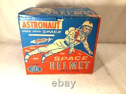 1960 Ideal Toys Vintage Astronaut Space Helmet Boxed Complete NASA Replica
