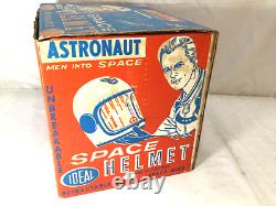 1960 Ideal Toys Vintage Astronaut Space Helmet Boxed Complete NASA Replica