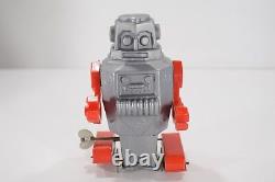 1960's Vintage Noguchi Space Mighty Robot Wind Up Astronaut Tin & Plastic Toy