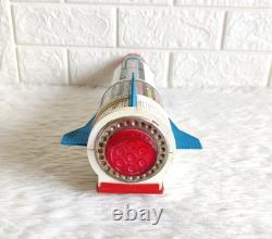 1960s Apollo-X Moon Challlenger Tinplate Rocket Space Toy TN Nomura Japan TOY906