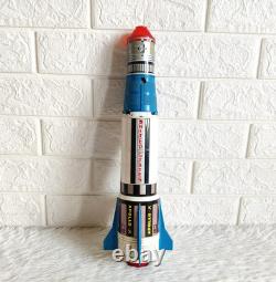 1960s Apollo-X Moon Challlenger Tinplate Rocket Space Toy TN Nomura Japan TOY906
