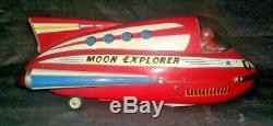 1960s MODERN TOYS! MOON EXPLORER Vintage Tin Toy Very Rare Japan SPACE TOYS