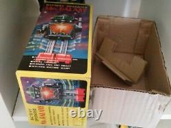 1960s Vintage Mr Galaxy Junior Toys Japan Tin Toy Robot Space Battery Op + Box