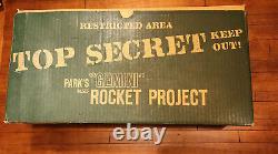 1963 Vintage Parks Top Secret Gemini Rocket Project No. 516 USA Made