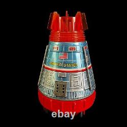 1963 Vintage Super Space Capsule Battery Operated Japan Tin Toy