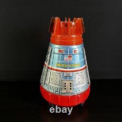 1963 Vintage Super Space Capsule Battery Operated Japan Tin Toy