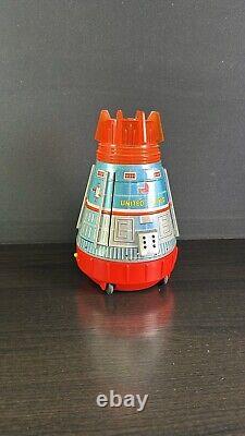 1963 Vintage Super Space Capsule Battery Operated Japan Tin Toy