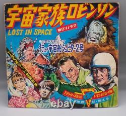 1966 vintage Japanese LOST IN SPACE Book RECORD Sonosheet JAPAN Monster KAIJU