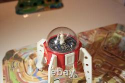 1970 TECHNOFIX nr. 331 LUNA expedition SPACE WIND UP TOY VINTAGE TIN TOY