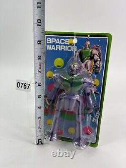 1970's Vintage Japan Space Warrior Robot Mint On Card R. 786 32-7 Made In Japan
