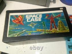 1970s Vintage Space Case 5 Trays Filled With 61 Lanards Action Figures