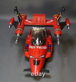 1970s Vintage Spaceship Space Vulture Kooka Lou Taiwan Bump'N'Go Toy Batt. Op Box