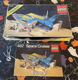 1979 LEGO 487 SPACE CRUISER Box & Instructions RARE VINTAGE CLASSIC SPACE