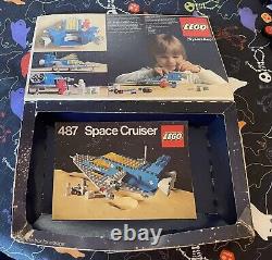 1979 LEGO 487 SPACE CRUISER Box & Instructions RARE VINTAGE CLASSIC SPACE