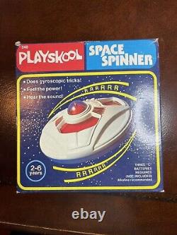1979 Vintage Playskool #240 Space Spinner Gyroscope Toy Flying Saucer Sealed New