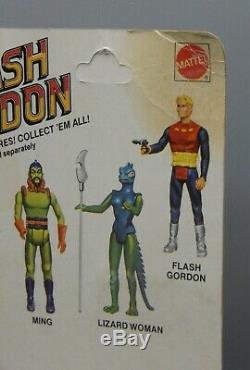 1979 vintage Mattel FLASH GORDON cartoon action figure doll toy MOC Filmation