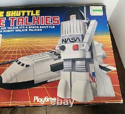 1985 GoBots Space Shuttle Walkie Talkies, Rare Vintage Set In Original Box