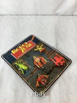 1985 Vintage Arco Toys Robot Zone Figure Set Rubber Space Series Sealed MOC NEW