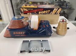 1993 Rare MTH ROBBY ROBOT SPACE PATROL Tin Mike's Toy House LTD 500 Vintage New