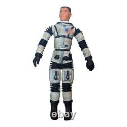 2 Vintage Mattel 1966 Major Matt Mason Man Rare Astronaut Space Figure With Helmet