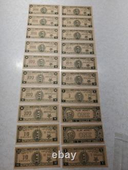 20 Vintage Made in Japan Moon Mars Space Pointy Rocket Astronaut Play Money