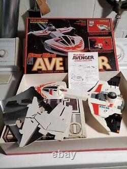 3 Vintage MB 1978 Star Bird /Avenger/ Intruder Ships With Boxes/Instructions