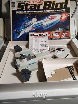 3 Vintage MB 1978 Star Bird /Avenger/ Intruder Ships With Boxes/Instructions