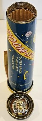 3-vintage Outer Space Flashlight Projector Works Tin Toy Space Toy Zoom-lite New