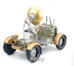 30CM Handmade Antique Vintage Space Lunar Rover Tin Metal Reproduction Model