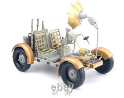 30CM Handmade Antique Vintage Space Lunar Rover Tin Metal Reproduction Model