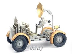 30CM Handmade Antique Vintage Space Lunar Rover Tin Metal Reproduction Model