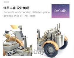 30CM Handmade Antique Vintage Space Lunar Rover Tin Metal Reproduction Model