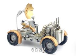 30CM Handmade Antique Vintage Space Lunar Rover Tin Metal Reproduction Model