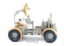 30CM Handmade Antique Vintage Space Lunar Rover Tin Metal Reproduction Model