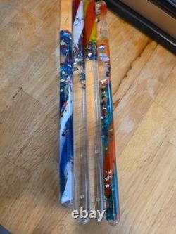 4 Vintage 1990s Glitter Tubes Wands Space/Sparkle Toys 11.5 Moon & Stars Read
