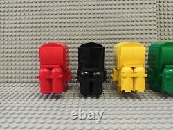 6 Lego Vintage Space Classic Spaceman Brickheadz