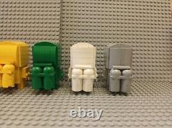 6 Lego Vintage Space Classic Spaceman Brickheadz