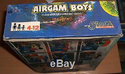 80's Vintage Toy Greek Pyroplast Airgam Boys Astronauts Space Ship Series Mib