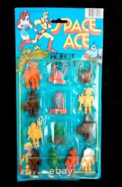 80s Space Ace Robot Playset vintage MOC rack toy Larami Blackstar dragon's lair