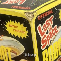 AHI No. 6813 Vintage Lost In Space Toy Robot with Box 1977 10 Tall